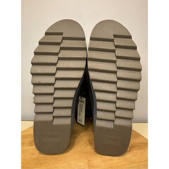 NWT Cougar Women's V-Five-S Faux Fur Lined Lace Up Winter‎ Boots Gray Size 6 - Picture 7 of 9